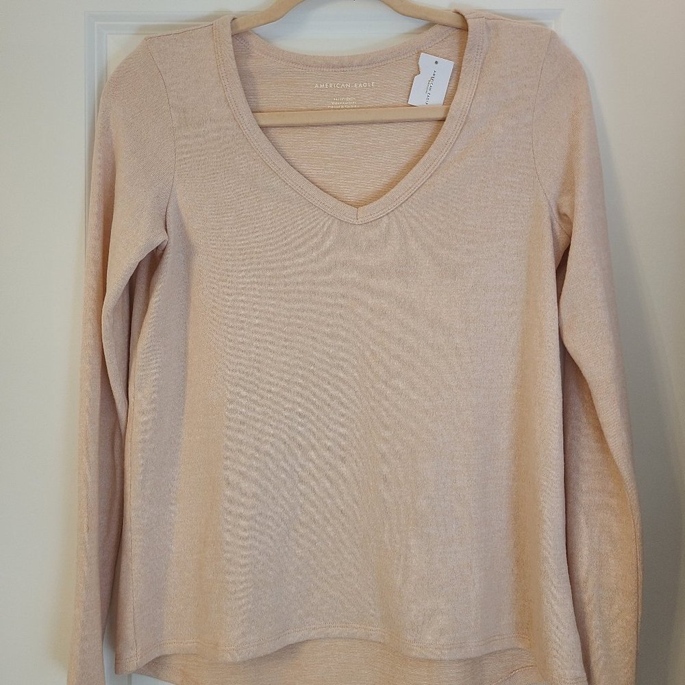 American Eagle Outfitters Soft Pink Sweater